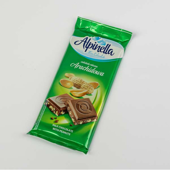 Σοκολάτα γάλακτος με φυστίκι αράπικο