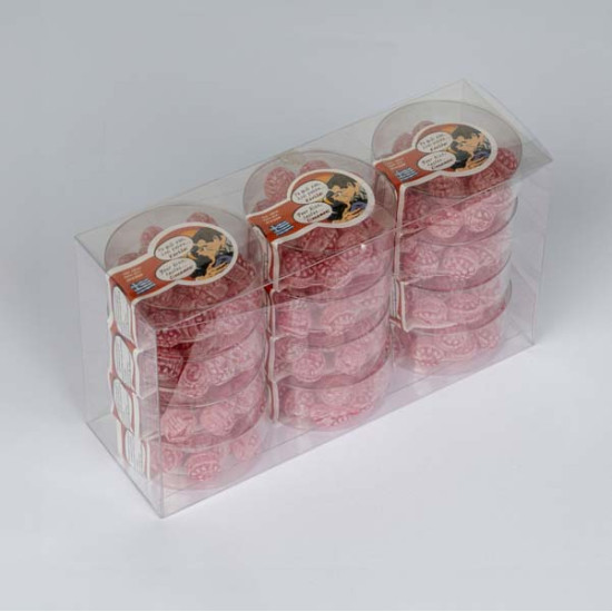 Καραμέλα του φιλιού τριαντάφυλλο 12τμχ